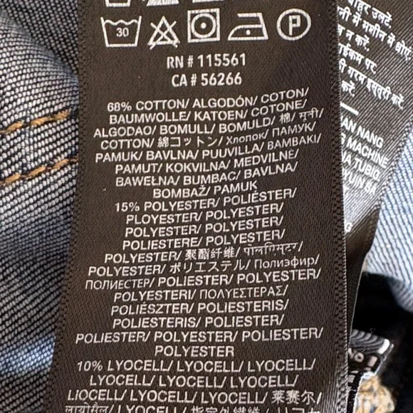 7 For All Mankind Blue High-Rise Skinny Jeans - Picture 8 of 8